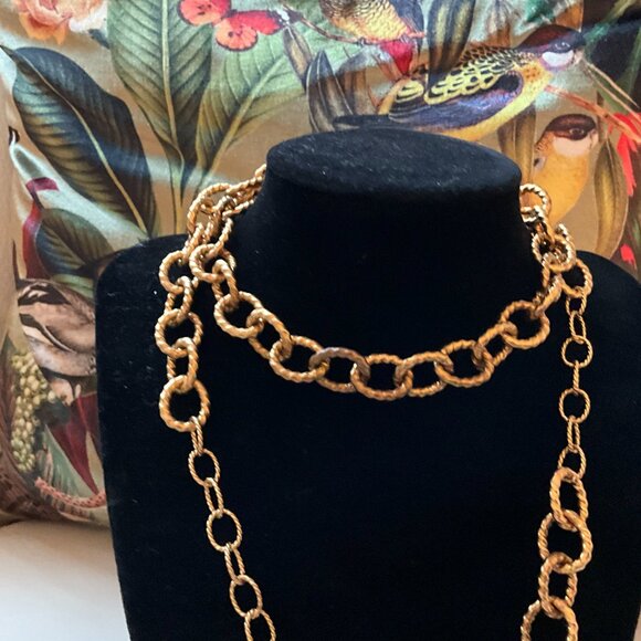 35" gold plated necklace - Picture 8 of 8
